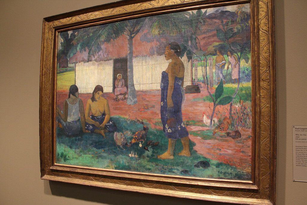 Paul Gauguin, No Te Aha Oe Riri, Why Are You Angry, P1291 