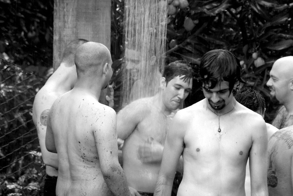 room shower Nude boys