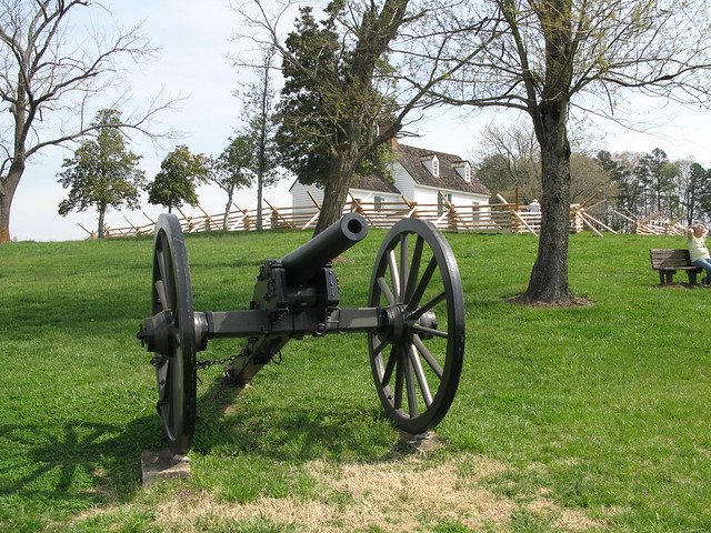 The Hillsman Farmhouse at Sailor's Creek Battlefield, in Virginia