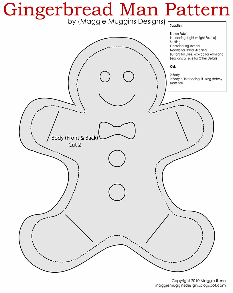 Gingerbread Man Pattern Gingerbread Man Pattern. Find the … Flickr