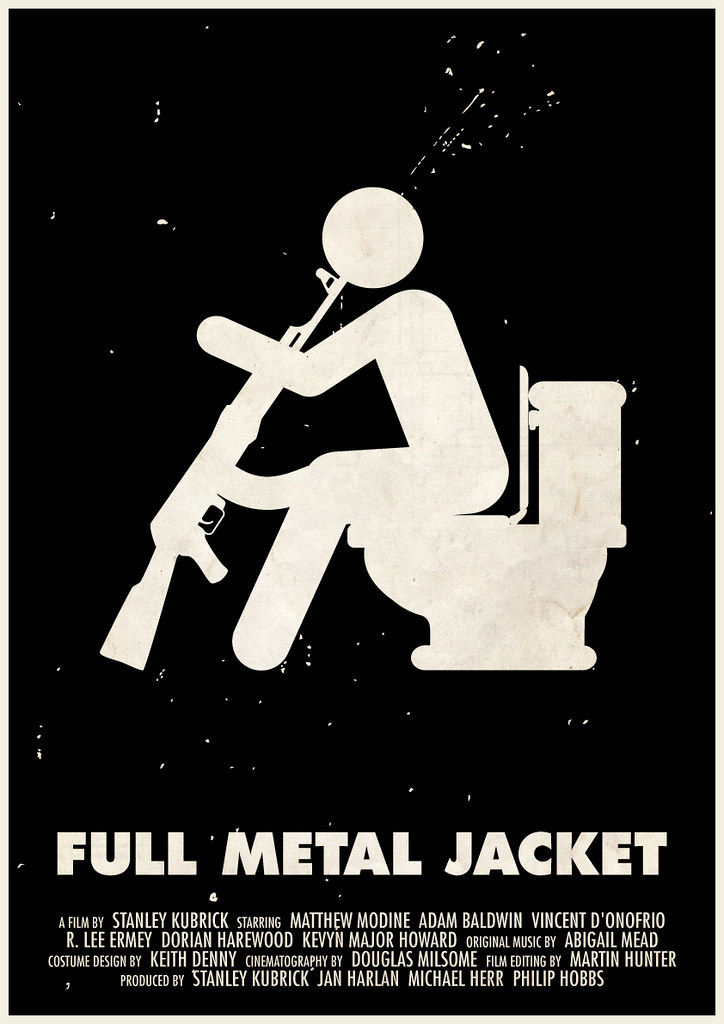  Full  Metal Jacket pictogram movie  poster One of 11 