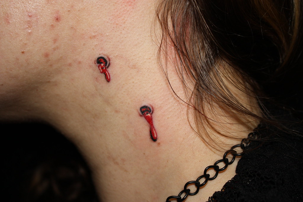 vampire bite tattoo | Jonathan Roach | Flickr