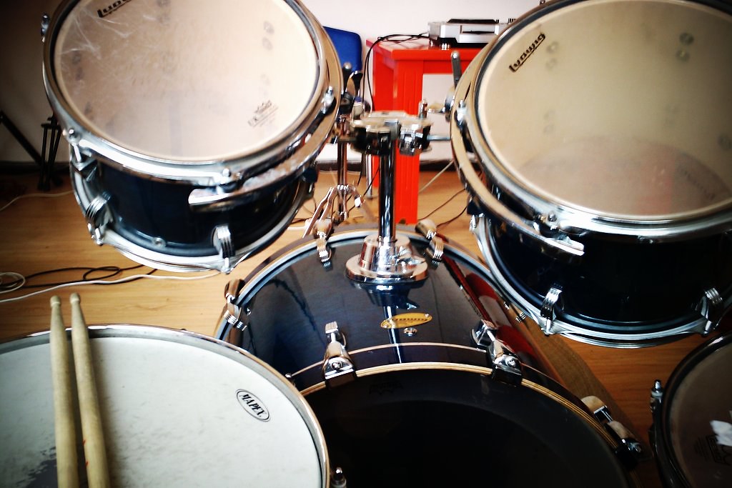 just set up my new drum kit, sounds pretty good already. | Flickr