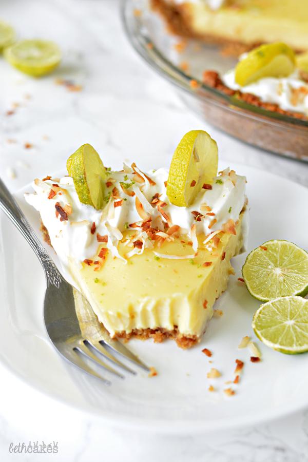 Toasted Coconut Key Lime Pie