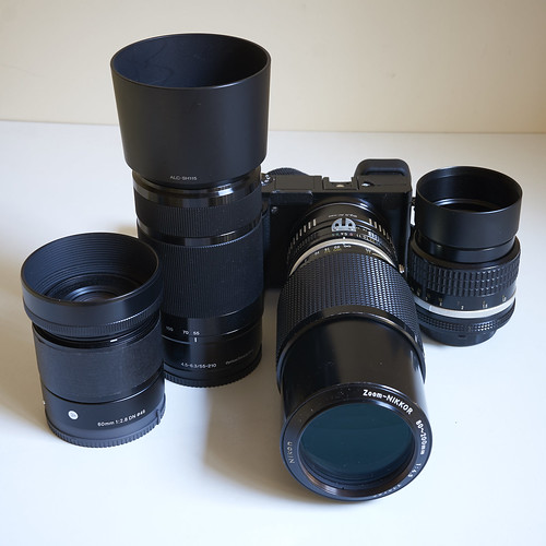 Comparison - Sigma, Sony, Nikon lenses 60mm to 210mm