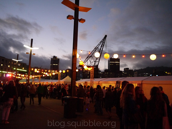 Squibble at the South East Asian Night Markets - Wellington March 2015