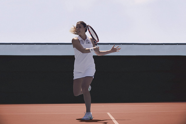Alize Cornet Roland Garros outfit