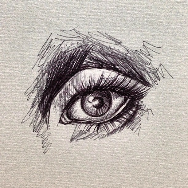 Eye Pen Sketch | Joane Villarey | Flickr