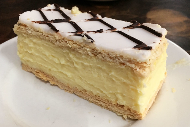Vanilla slice: D&M's Bakery Cafe