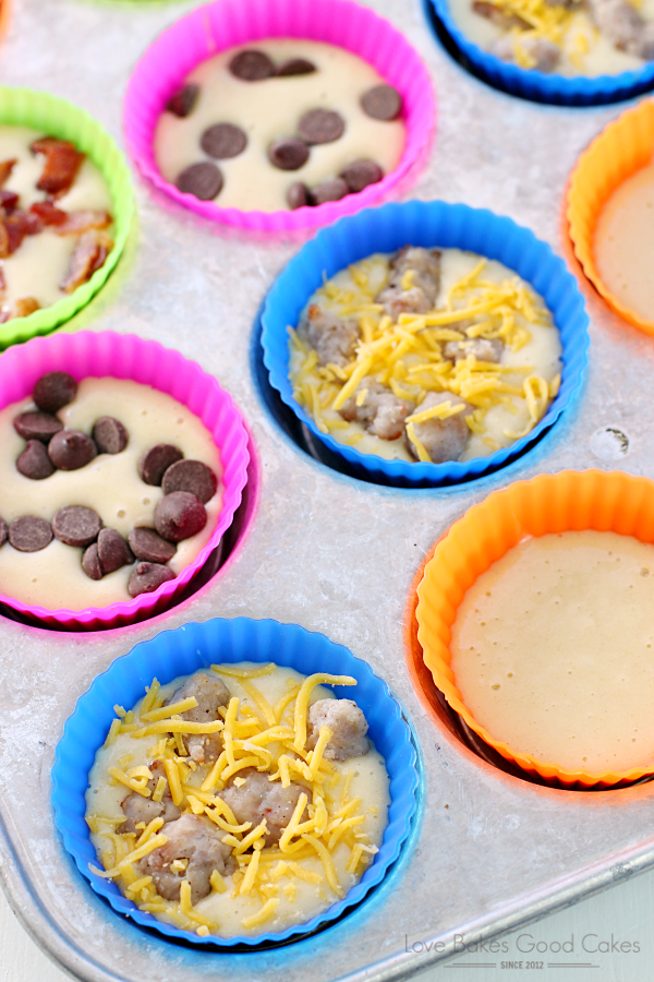 Grab N Go Pancake Muffins on a cookie sheet.