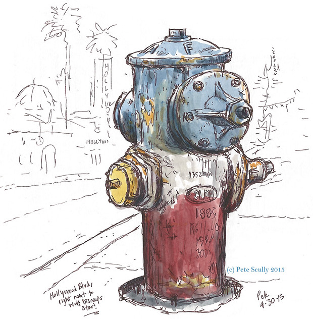hydrant hollywood blvd