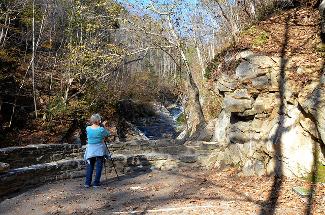 Go early to beat the crowds to Lace Falls at Natural Bridge State Park, Va