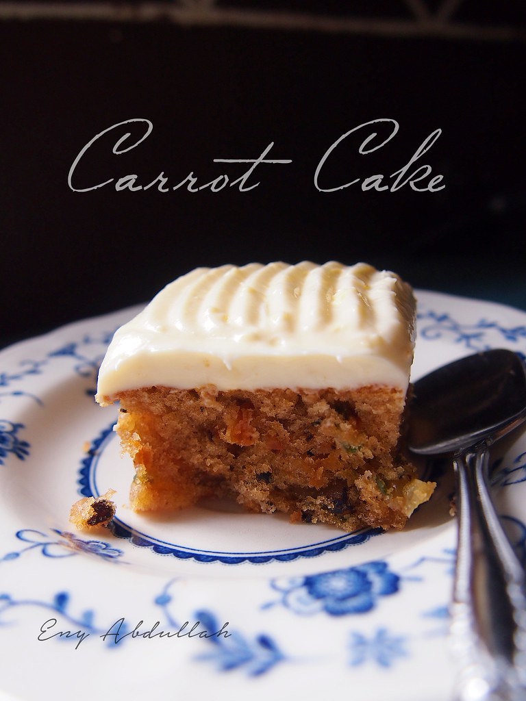 Resepi Carrot Cake Simple Dan Mudah!
