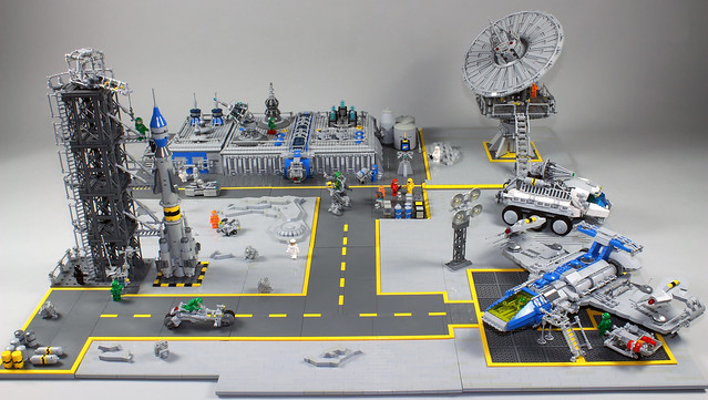 LEGO Space dioramas