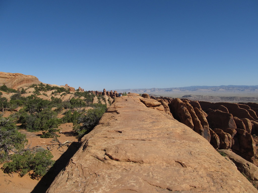 arches national park landscape arch collapse arches national park landscape arch collapse
