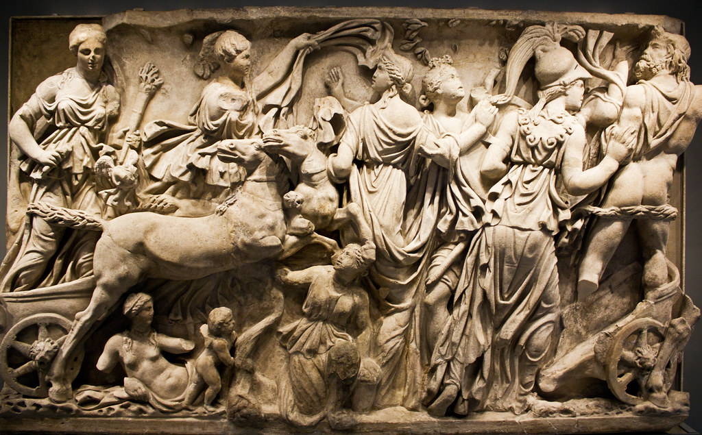 Sarcophagus Panel Depicting the Abduction of Persephone ...