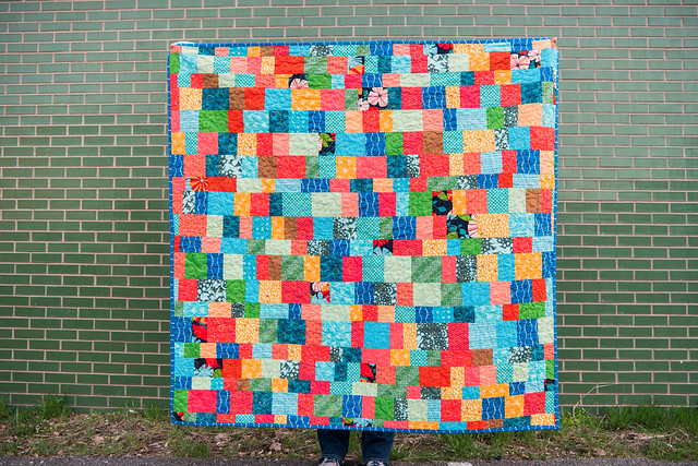 January Quilt made by Rebekah at dontcallmebecky.com