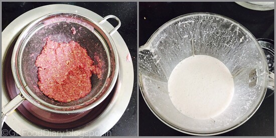 Pomegranate milkshake - step 2