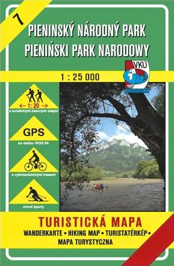 Turistická mapa Pieninský národný park - Pieniński Park Narodowy