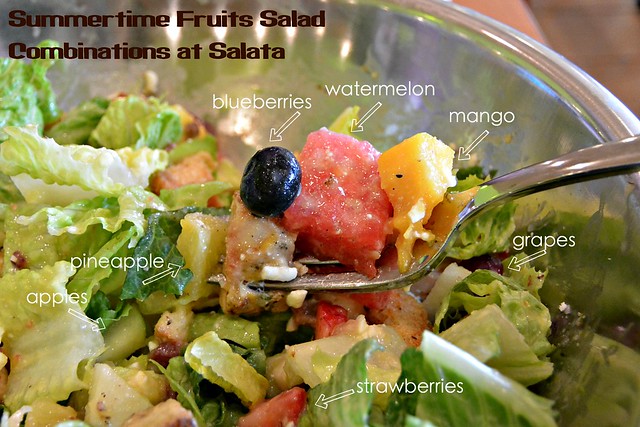 Summertime Fruits Salad Combinations at Salata