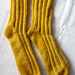 Turmeric Dyes Wool Socks
