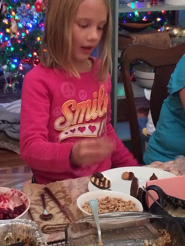 Cheerios for Thanksgiving dinner.