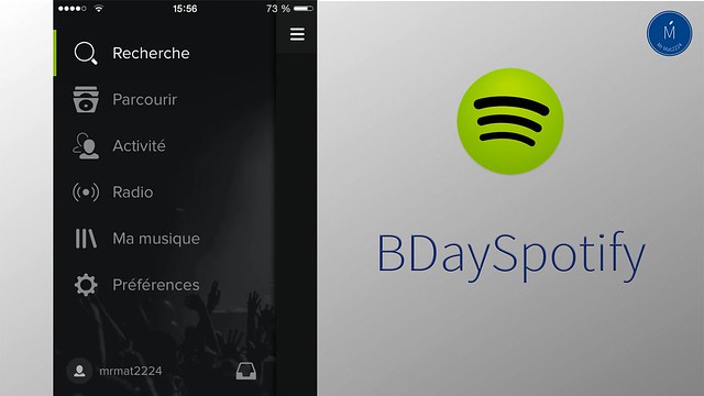 bdaySpotify application cydia compte premium spotify