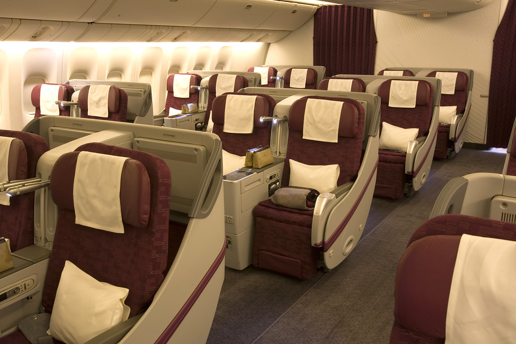 Pic 27 Qatar Airways’ Boeing 777-300ER Business Class | Flickr