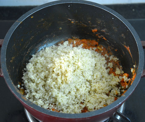 tomato rice with quinoa 