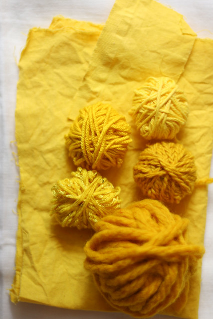 Turmeric Dyed Yarns