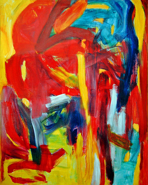 Fathers Must Die, 1992 - abstract-expressionist colorful ...