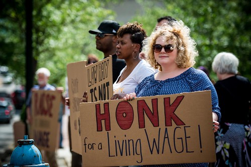 Raise the Wage rally