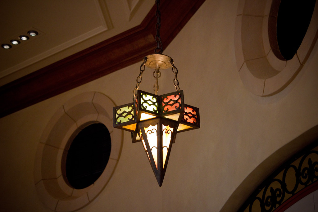 Clarabelle's Lamp | A lamp inside Clarabelle's on the brand … | Flickr