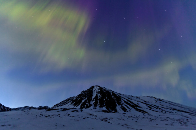 051315 - Scattered Aurora over Marmot Mt