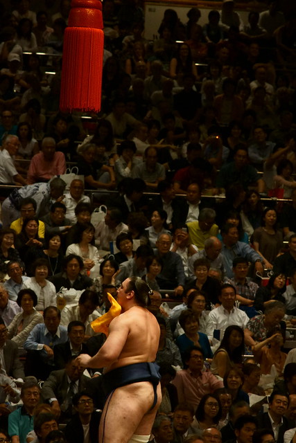 豪栄道 vs 栃ノ心. Sumo stadium, Tokyo, 15 May 2015. 201