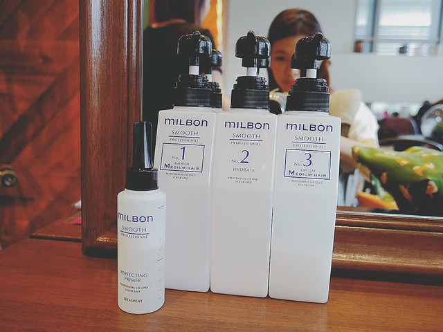 Milbon shop smoothing treatment