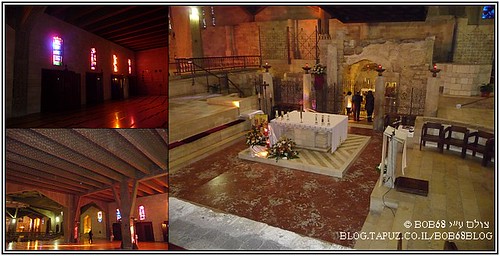 כנסיית הבשורה בנצרת - החלק התחתון עם המערה
