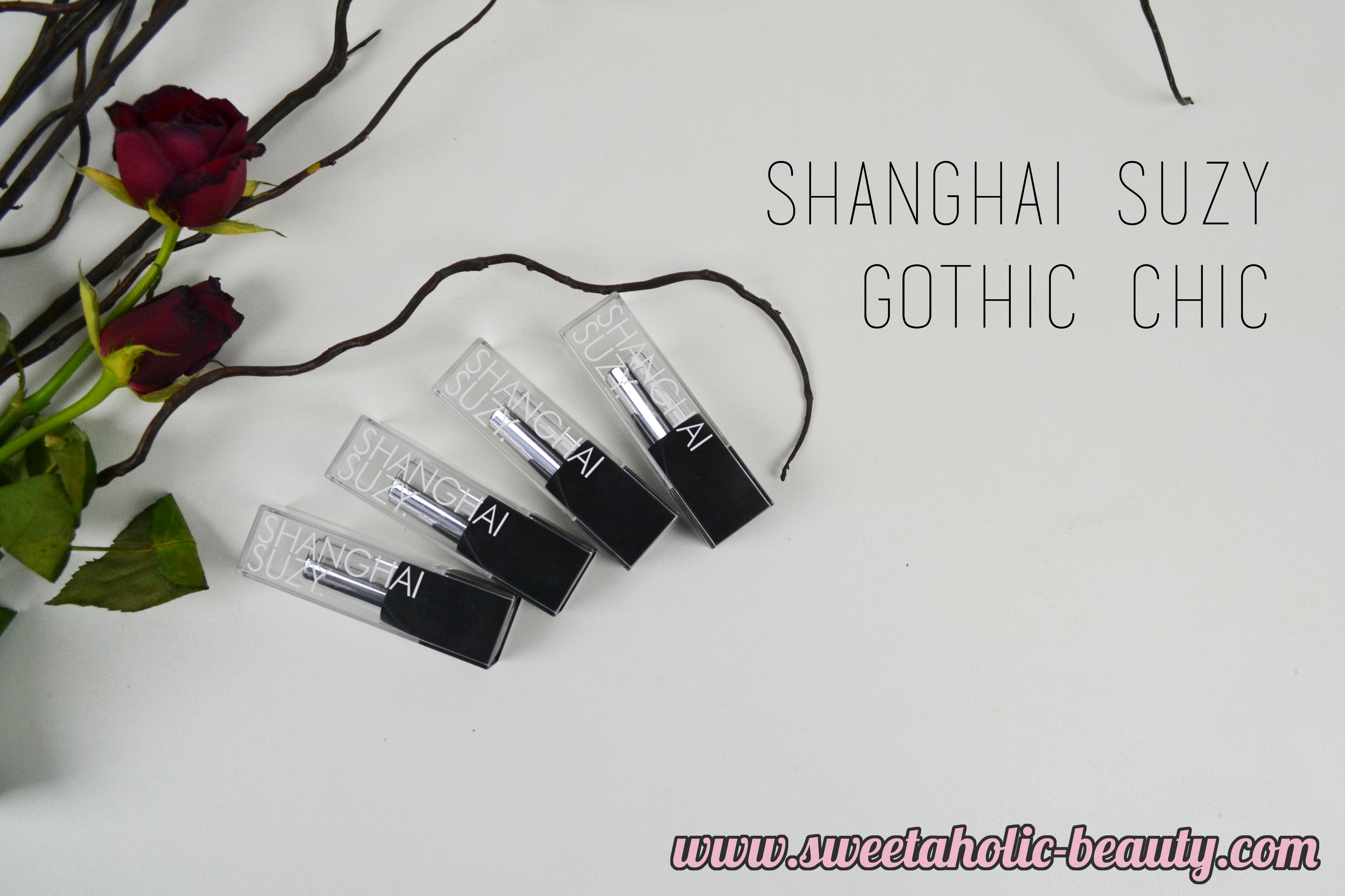 Shanghai Suzy Gothic Chic Collection Review and Swatches - Sweetaholic Beauty