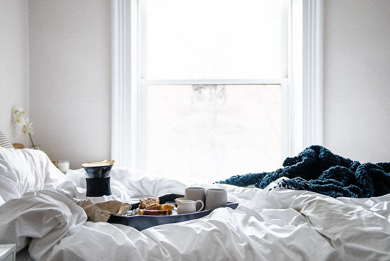 breakfast in bed // savory stuffed french toast