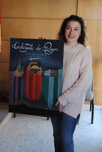 Ganadora del concurso del cartel que anunciará la Cabalgata de Reyes Magos 2017.