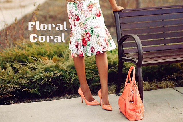Floral Peplum dress