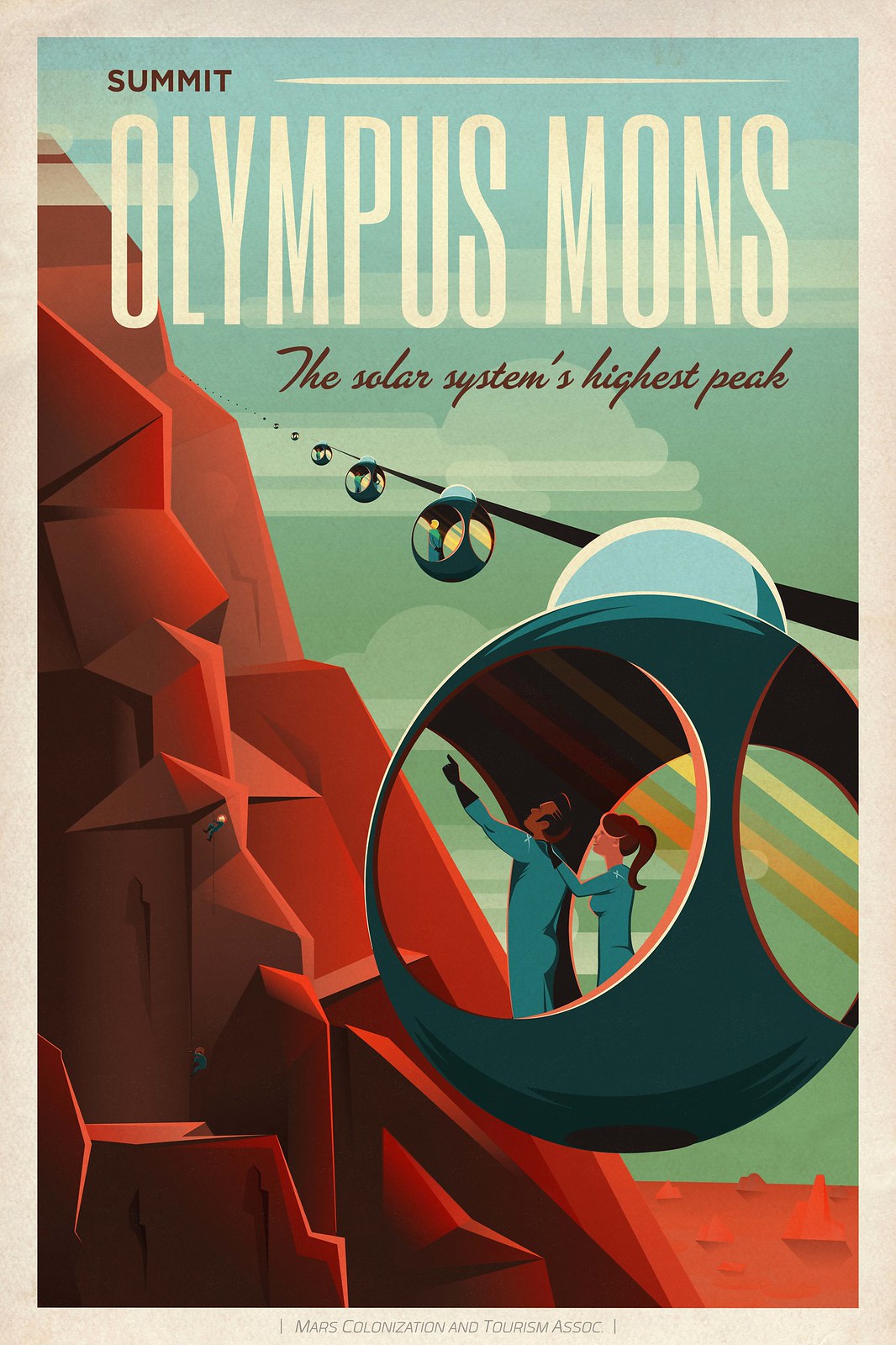 Travel Poster: Olympus Mons