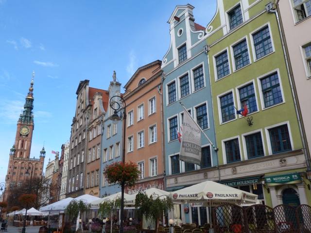 Calle Larga de Gdansk (Polonia)