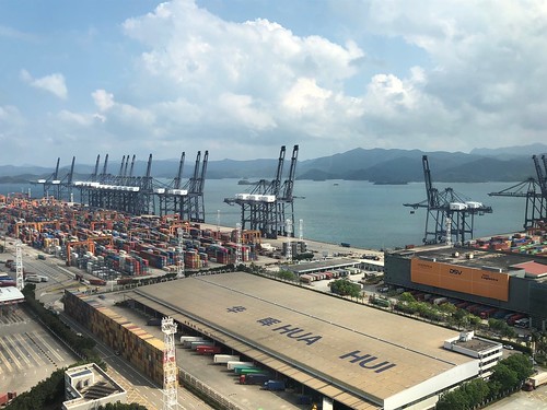 The Yantian International Container Terminal, Shenzhen, China