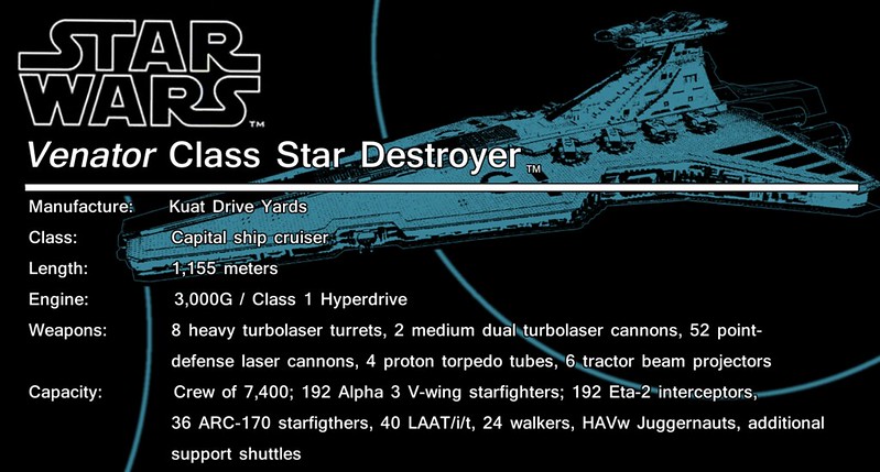 venator class star destroyer names