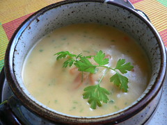 Chervil potatoe soup