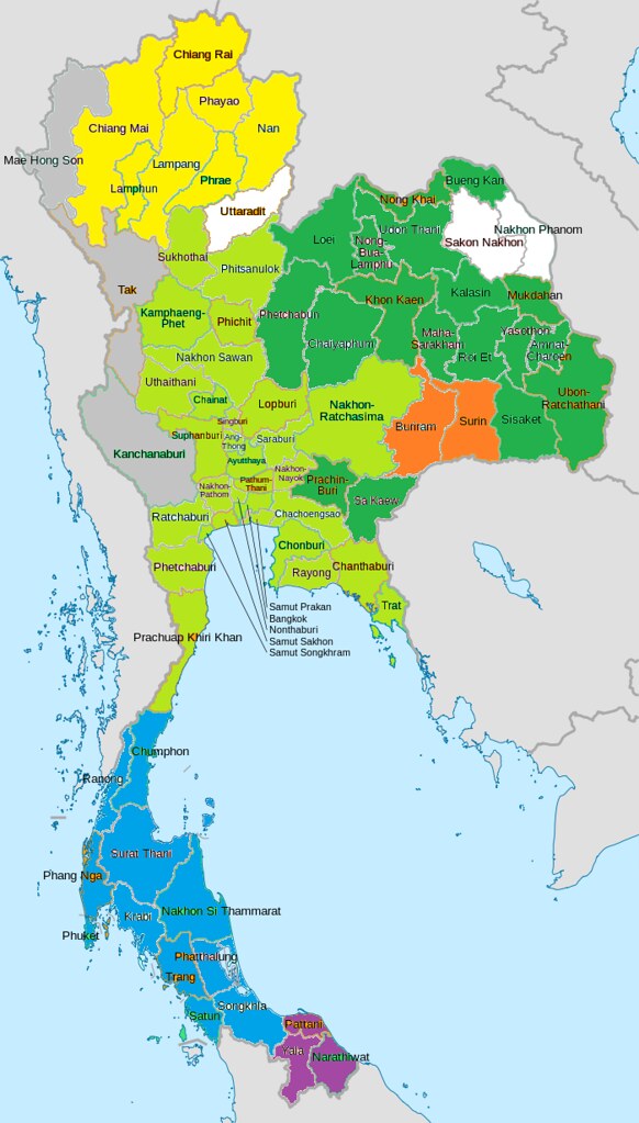 Карта тайланда на русском языке с городами. Провинции Тайланда на карте. Население Тайланда карта. Тайланд на карте. Карта населения Таиланда.