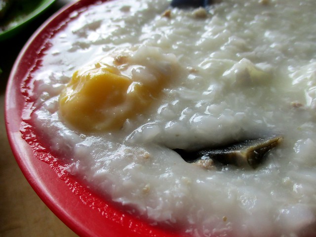Jiali century egg meat porridge 2