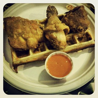 Waffles and fried chicken! #Yum