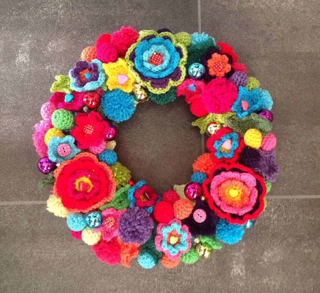Crochet wreath | 24attick.com | yitte | Flickr